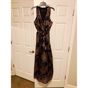 Formal Dress | Black & Gold